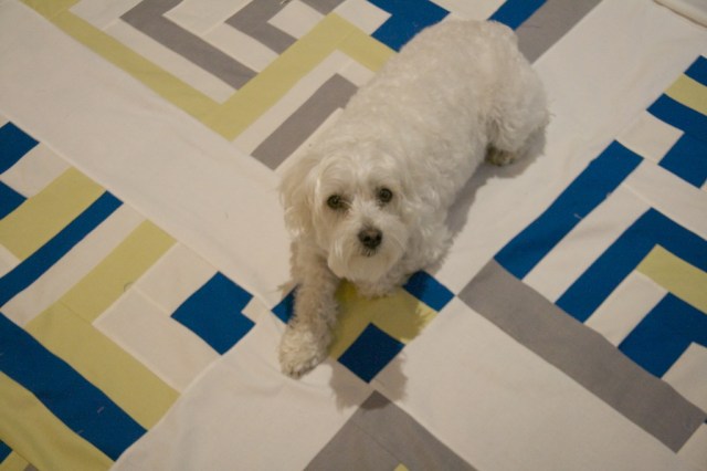 piecedgoods Improv Log Cabin Schnap