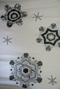 piecedgoods Auditioning snowflakes