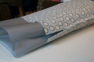 piecedgoods Reusable Sandwich Bag right sides together