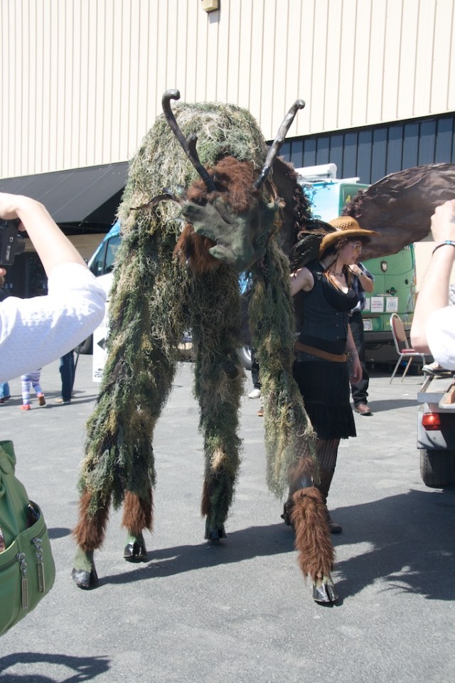 piecedgoods maker faire Moss thing and Fairy