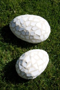 piecedgoods Mosaic Eggs cement, eggs