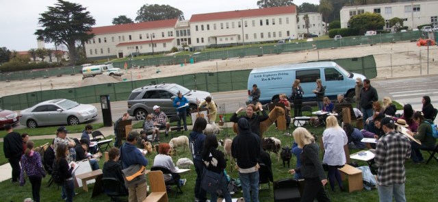 Sketching at the Disney Family Museum in the Presidio