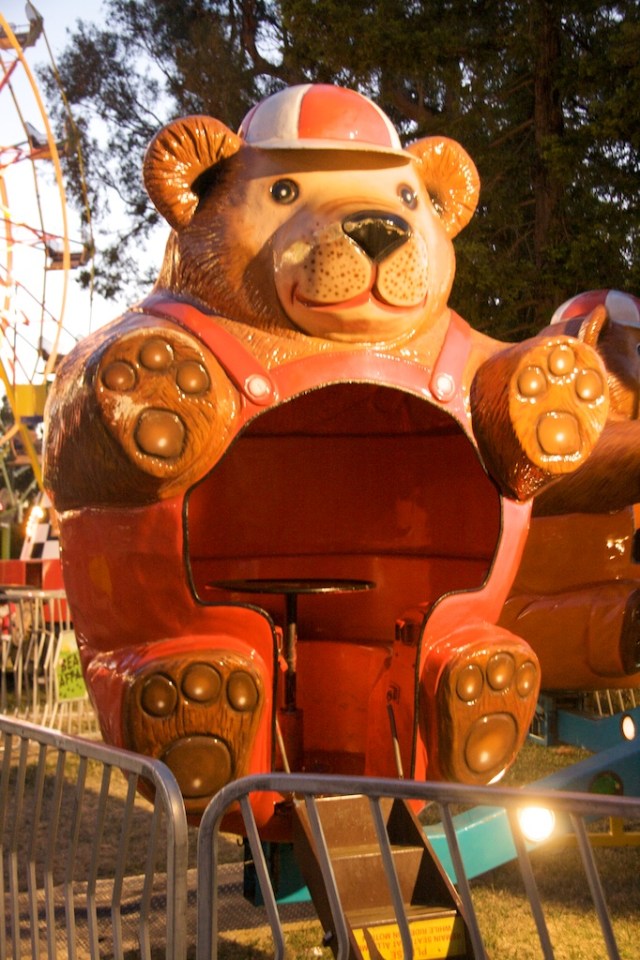 Spinning Bear Ride, San Mateo County Fair