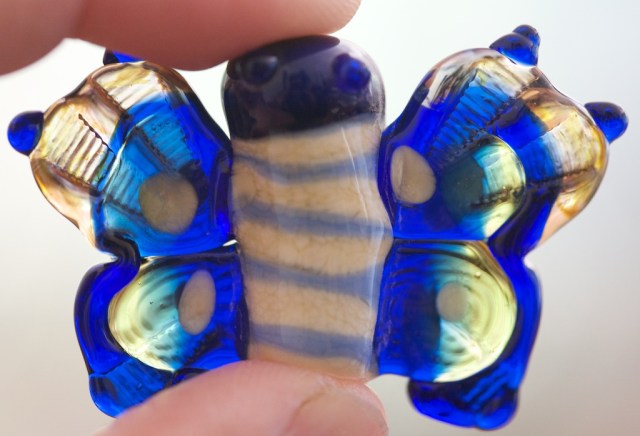 Glass Butterfly Bead