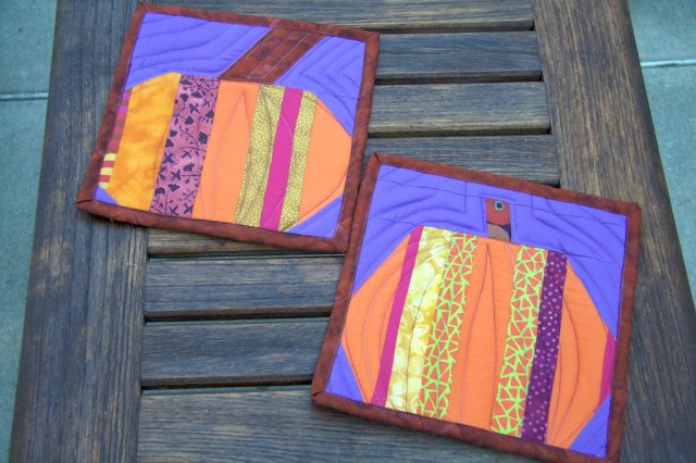 Pumpkin Potholders