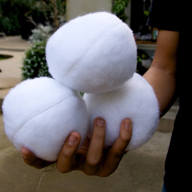Fabric Snowballs