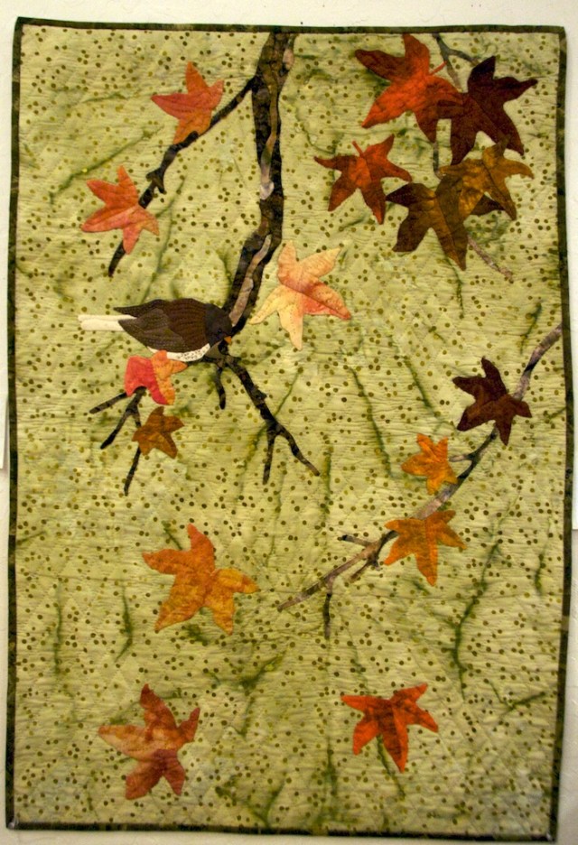 Junco Amongst the Autumn Leaves