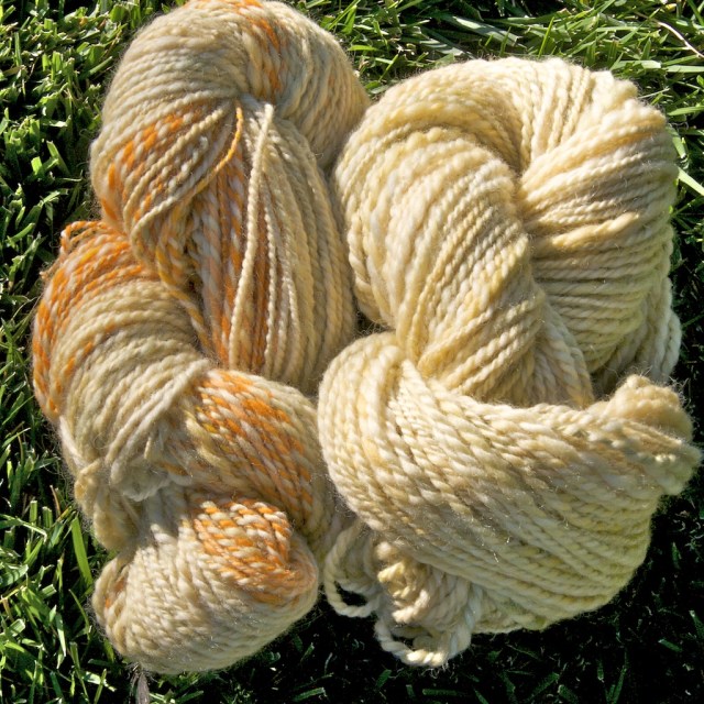 2ply Spun from Crown Mountain Farms Roving