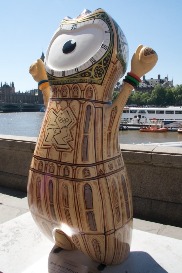 London Olympics Big Ben Wenlock