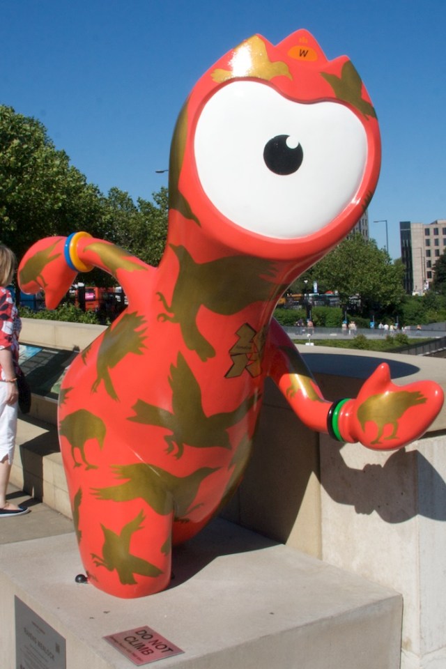 London Olympics Raven Wenlock