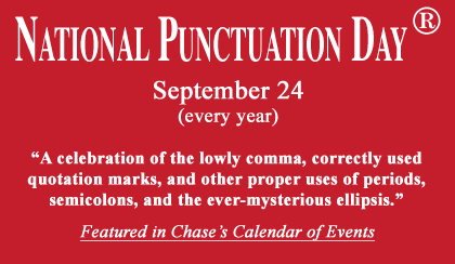 National Punctuation Day Page Logo