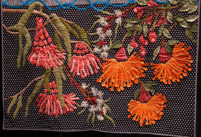 Piecedgoods PIQF 2012 Among the Eucalyptus PIQF 2012 International Entries of the World Quilt Competition