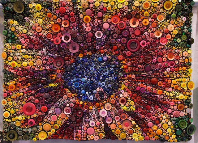 piecedgoods PIQF 2012 Red Sunflower PIQF Quilt Competition 2012 Wall Category