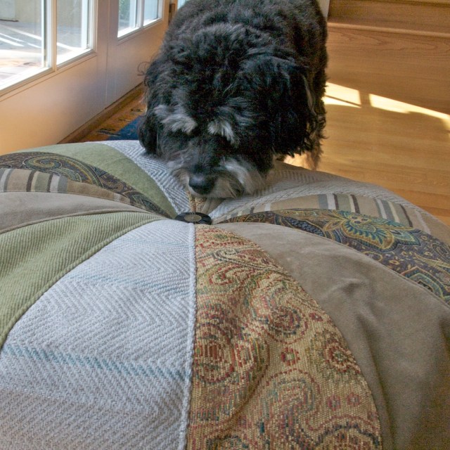 Honey Bun Pouf by Amy Butler