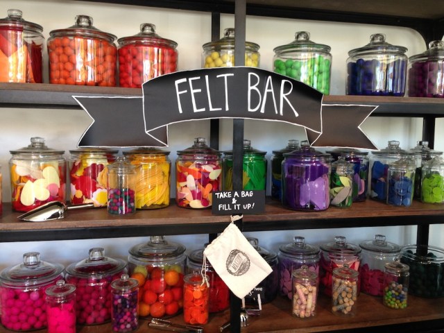 The Felt Bar at the Makery