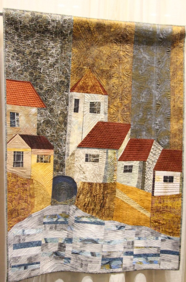 Carole R Rossi - Village Tower and Beyond 52"x37"
