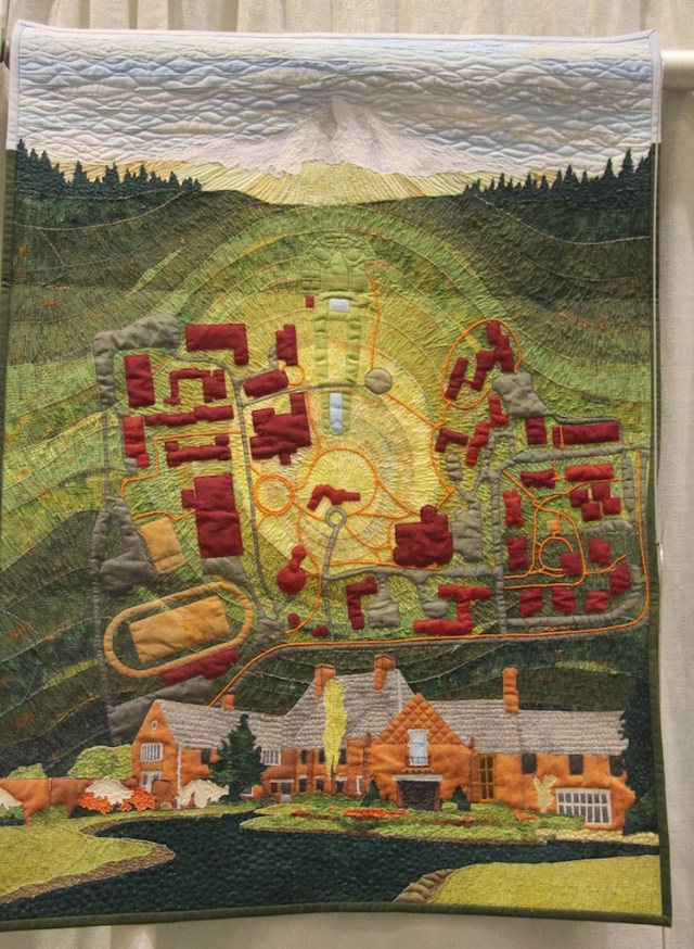 Randa Mulford - On Campus: Lewis and Clark College 33"x25"