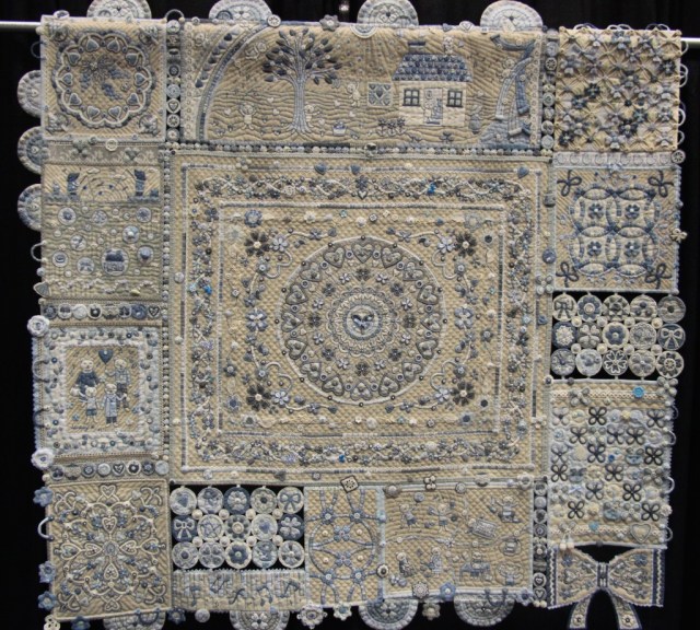 Aki Sakai - Blue Tone 51"x51"