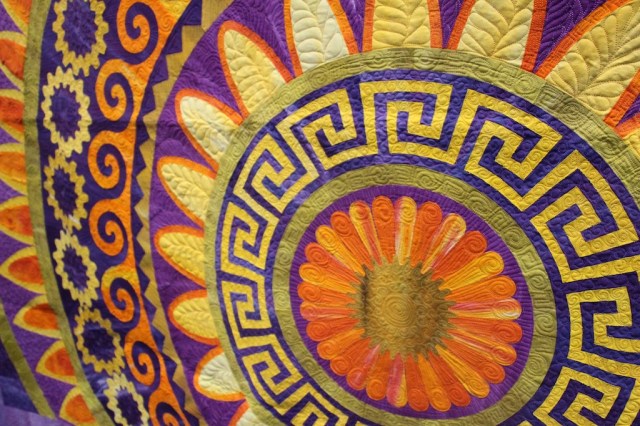 Robbi J Eklow - It's About Time 68"x68" Detail